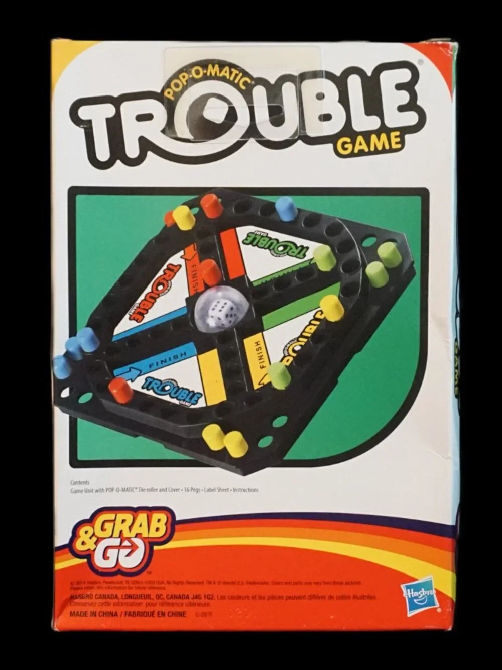 Hasbro Travel Games Set of 3 Boggle, Trouble, and Clue Grab & Go Games